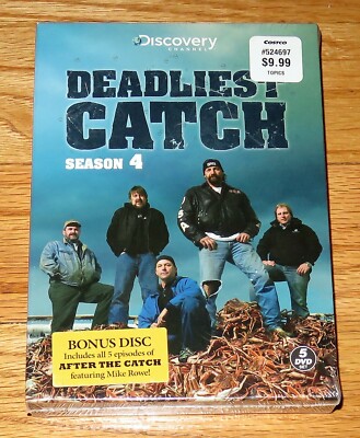 Deadliest Catch - Season Four 4 (DVD, 2009, 5-Disc) 5 Bonus After The Catch NEW