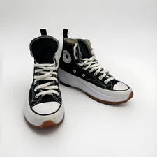 Converse Black Run Star Hike Platform Shoes  166800C Womens Sz 8.6 Mens Sz 7