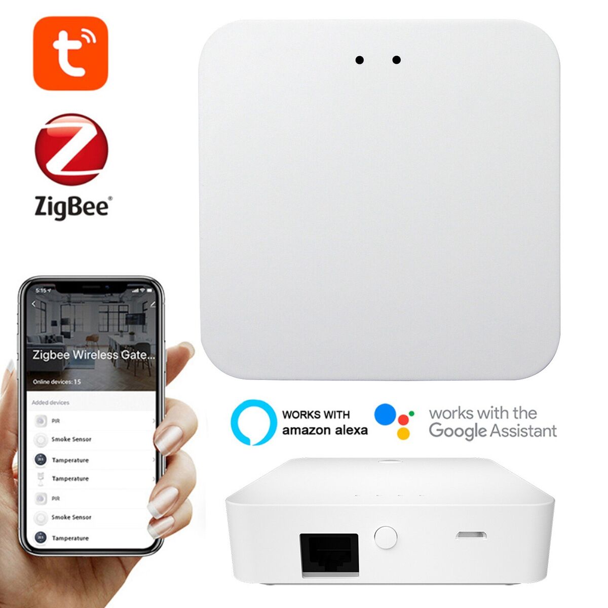 Tuya Smart ZigBee 3.0 Wireless Gateway Hub Home Bridge Available