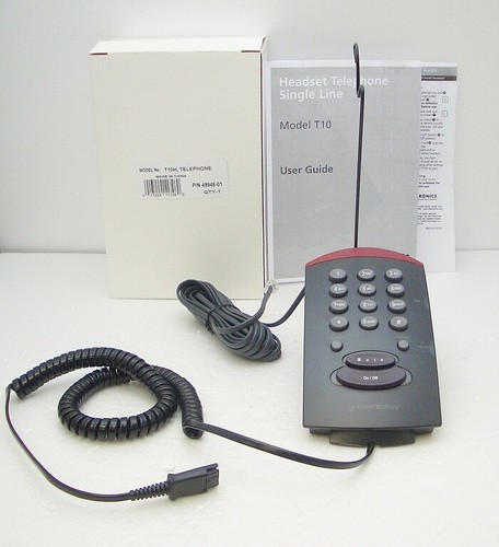 Plantronics T10H Telephone Base with U10P Cable for your own HW series Headsets - 第 1/2 張圖片