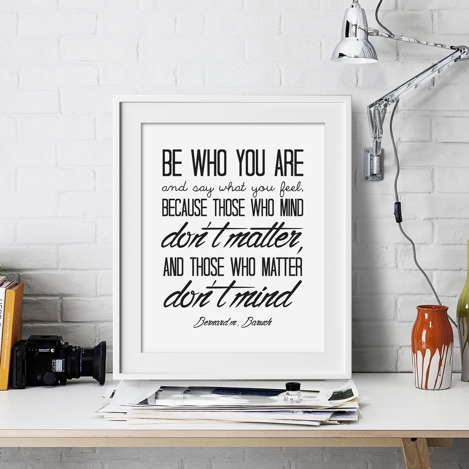 Bernard Baruch Inspirational Wall Art Print Motivational Quote Poster Decor  Gift – ASA College: Florida