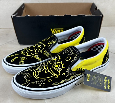 Mens Size 10.5 - Vans X Spongebob - Gigliotti - Skate Slip On