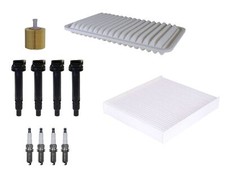 Denso Filters 4 Ignition Coils & 4 Spark Plugs Tune Up Kit For Toyota L4 FWD AWD