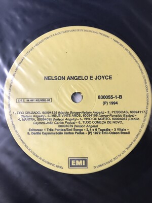 Nelson Angelo E Joyce 1994再発 ブラジル盤 美品 Nelson Angelo E Joyce / Brazil 1994 reissue / UN-PLAYED COPY | eBay