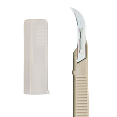 Paragon #12 Disposable Scalpel with Curved Stainless Steel Blade