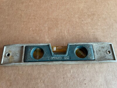 Stanley Torpedo Level 43-191 Blue & Gray H1291 Made in USA 9 inch Long Vintage