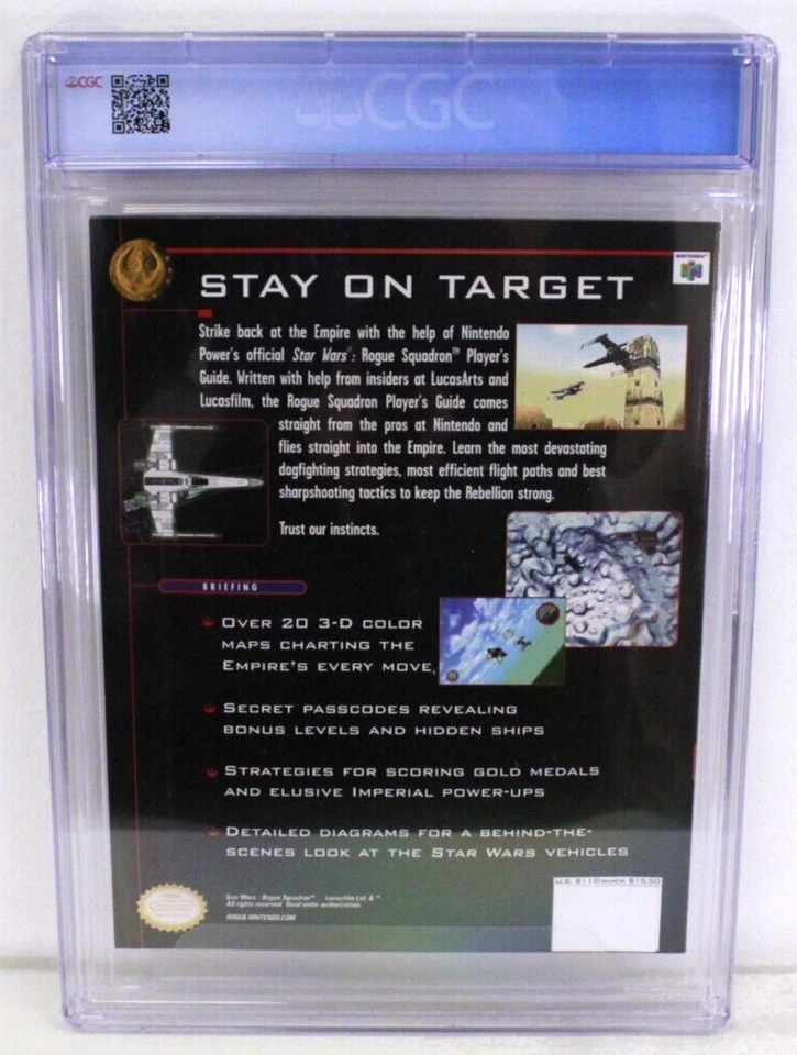 Star Wars Rogue Squadron 1999 Nintendo Power 64 N64 Player's Guide CGC 8.5 - Image 4 of 4