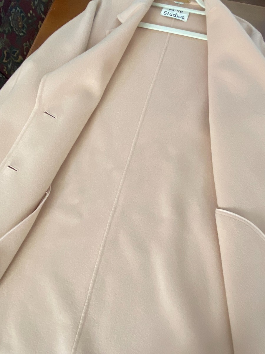 ACNE STUDIOS COAT LANDI DOUBLE WOOL CASHMERE COAT PASTEL ACNE STUDIOS COAT LANDI DOUBLE WOOL CASHMERE COAT PASTEL