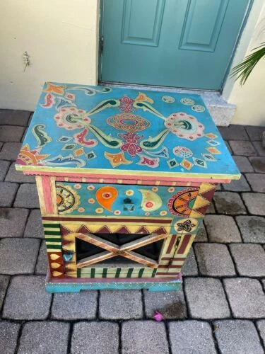 Shabby Chic Wood Nightstands