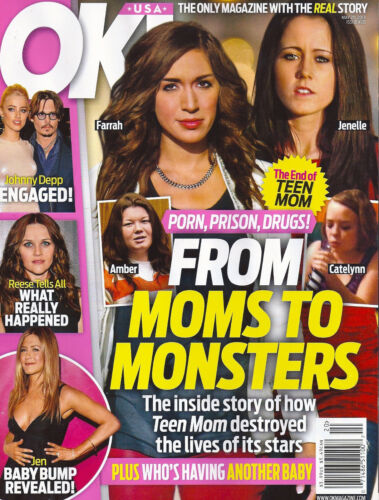 OK! Magazine May 20 2013 Teen Mom Johnny Depp Reese Witherspoon Ryan Gosling - Afbeelding 1 van 4