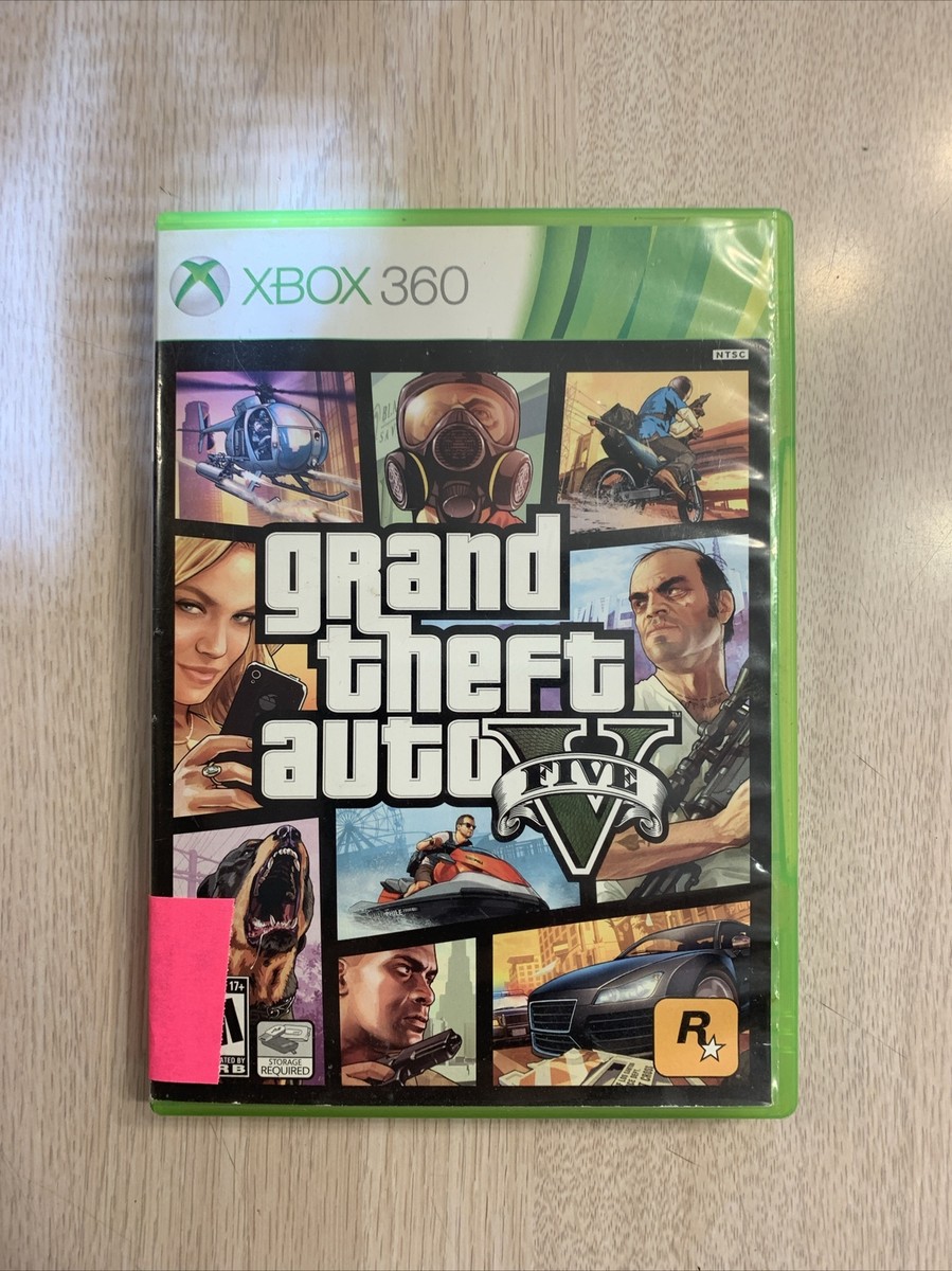 X-BOX 360 GRAND THEFT AUTO FIVE ONLY DISC 1: Install & BOOKLET