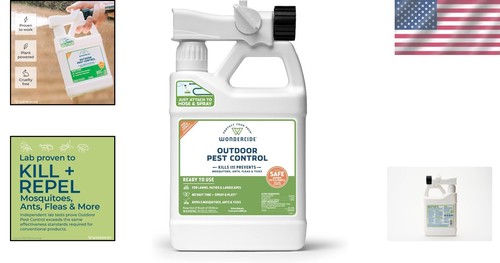 32 oz Outdoor Insect Repellant Spray - Natural Cedarwood, Safe for Kids & Pets - Picture 2 of 9
