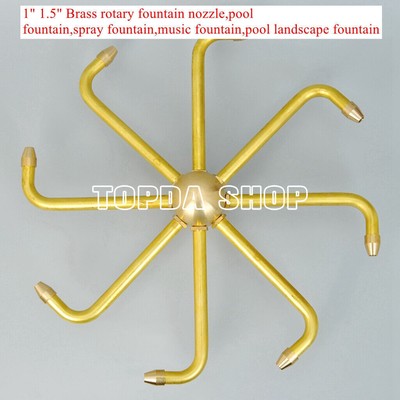1'' 1.5'' Brass   fountain nozzle,pool fountain,pool landscape fountain #W2*