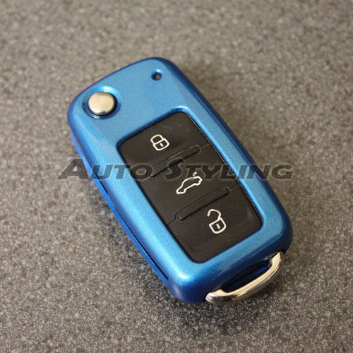 Llave Funda Para VW Seat Skoda Funda Mando a Distancia Protector 3 Botones Flip - Imagen 2 de 17