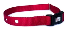 Replacement Collar Strap for Electric Dog Fence and E-Collar Receiver - Red