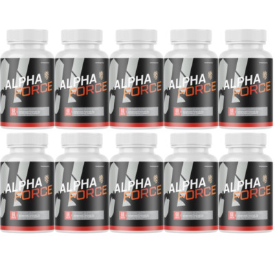 Alpha Force Dietary Supplement For Men ED, AlphaForce Capsules - 10 Bottles 