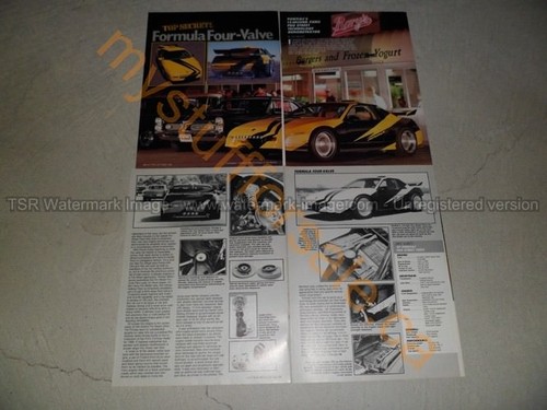 VARIOUS PONTIAC FIERO AD / ARTICLES COLOR / BLACK & WHITE - Imagen 19 de 29