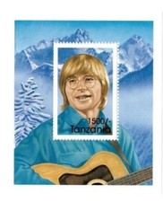 Tanzania 1998 - John Denver 1970's American Folk Music - Souvenir Sheet - MNH
