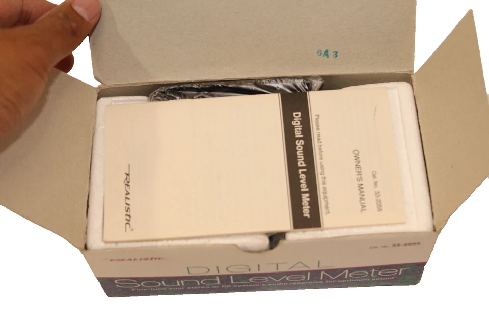 RARE NIB Realistic Radio Shack 33-2050 Digital Sound Level Meter New - Image 3 of 4