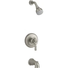 Kohler Sterling Singel Handle Tub and Shower Trim Kit 1.75 GPM Brushed Nickel