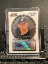Aaron Thompson 2005 Bowman Sterling Auto 1st Year Card - Marlins 