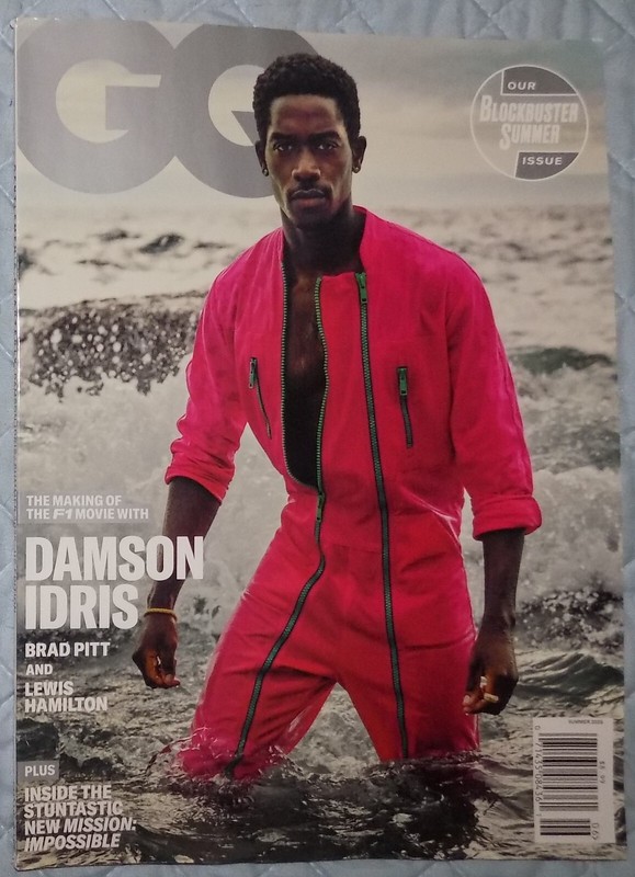 DAMSON IDRIS - MAKING OF F1 MOVIE WITH BRAD PITT & LEWIS HAMILTON - GQ MAGAZINE