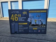 LifeTime 90584 46inch Adjustable Portable Basketball Hoop