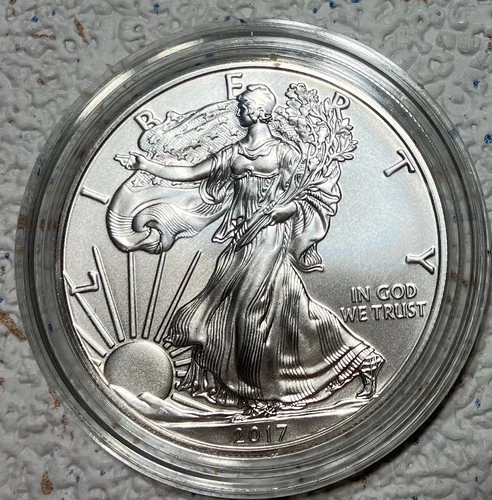 2017-W American Silver Eagle - OGP w/COA BU