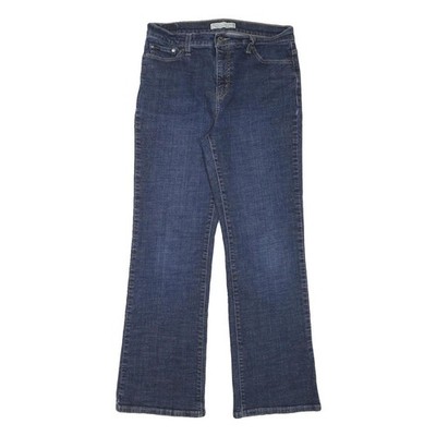 Levi's 512 Bootcut Damen Jeans Blau Slim Denim Medium W30 L30 Classic Style