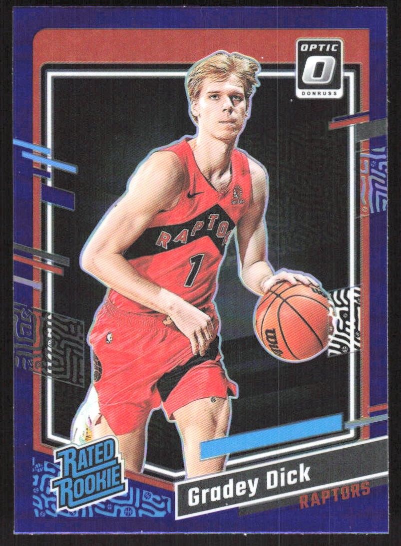 4508K 2023-24 Donruss Optic #212 Gradey Dick Purple