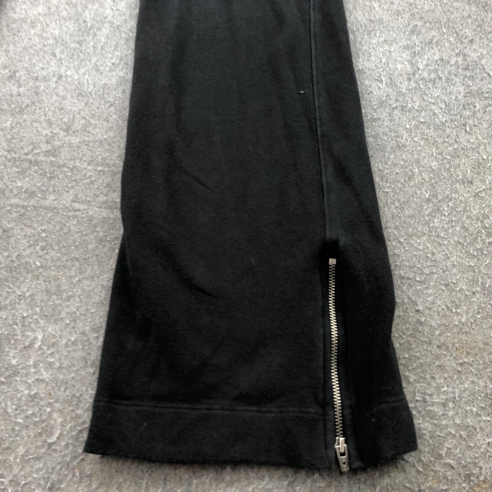 Vintage Bebe Sport Pants Womens Small Black Flare Leg Zip Ankle Zippers USA Y2K - Image 3 of 4