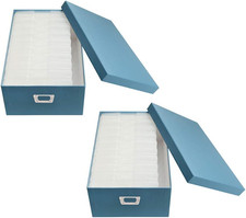 Photo Storage Box and 10 Inner 4" X 6" Photo Storage Containers