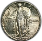 1929 D STANDING LIBERTY QUARTER PCGS MS 63 NICE GLOSSY SILVER SATIN WITH A FAINT