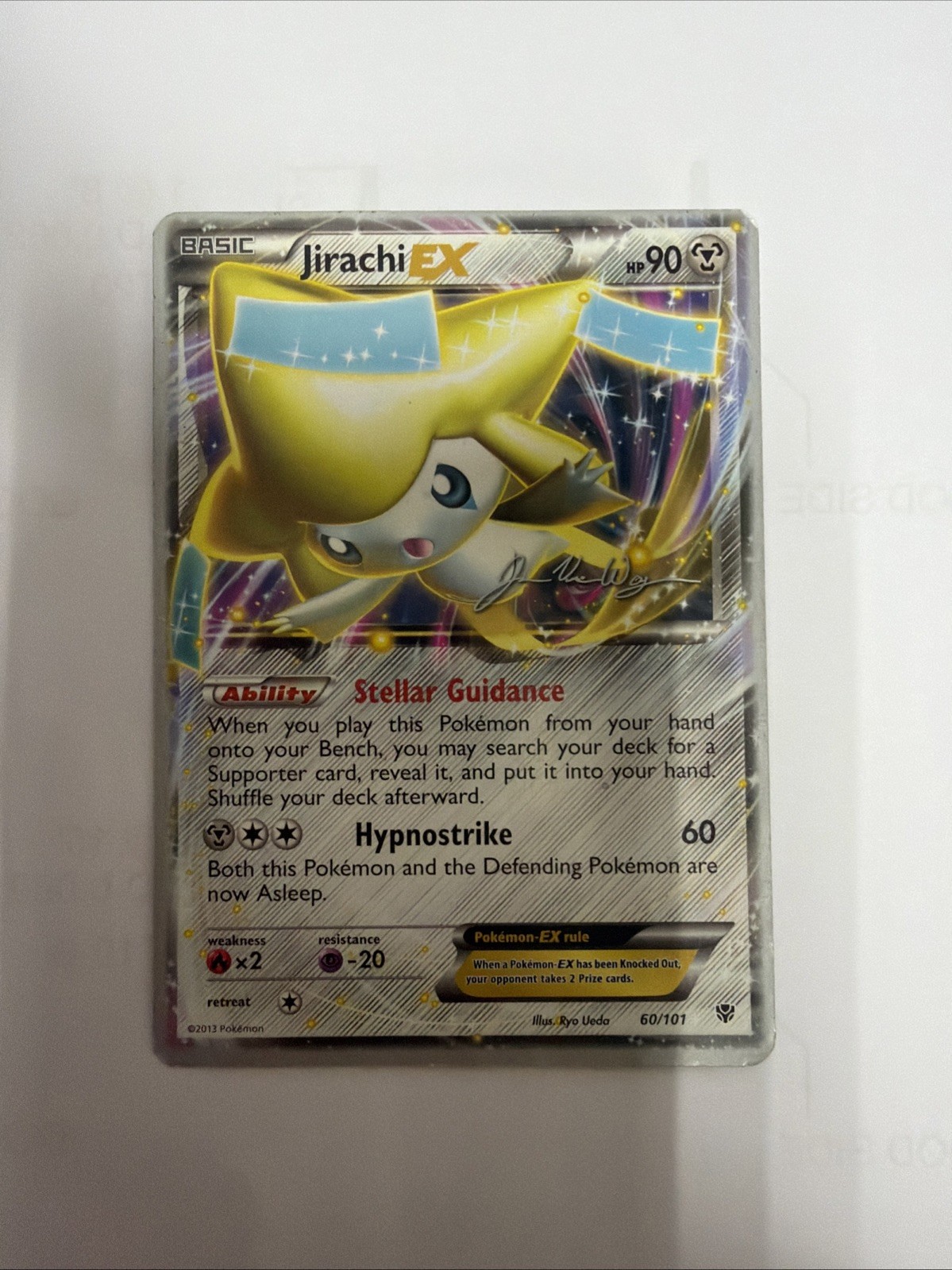 Jirachi EX 60/101 Plasma Blast Holo