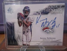 2009 SP Authentic Rookie Authentics Signatures 161/999 Kenny McKinley #319 Auto