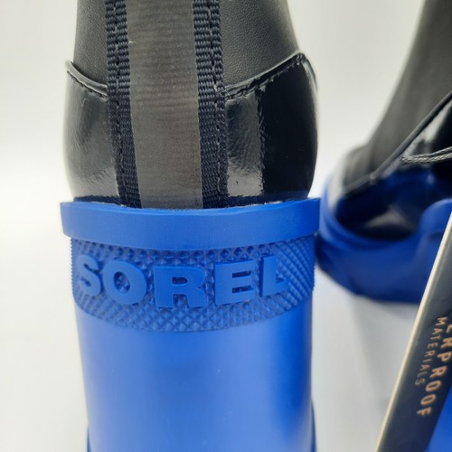 Stivali donna Sorel nuovi taglia 6,5, brex, tacco a blocco zip davanti neri e blu NO SCATOLA - Foto 5 di 22