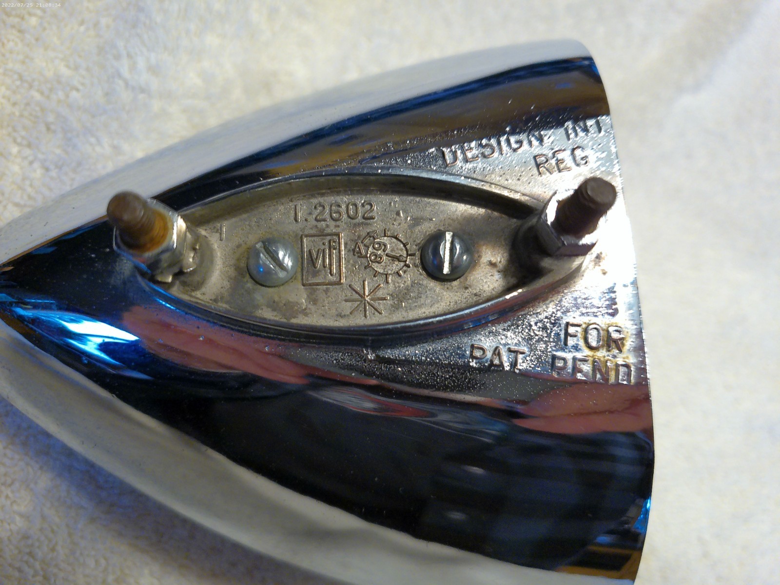 SEBRING RACING MIRROR FERRARI PORSCHE 356 911 550 VINTAGE ACCESSORY RALLY CHROME