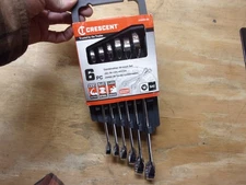 NEW CRESCENT 6pc. SAE 12PT. COMBINATION WRENCH SET  # CCWSO-05 ..