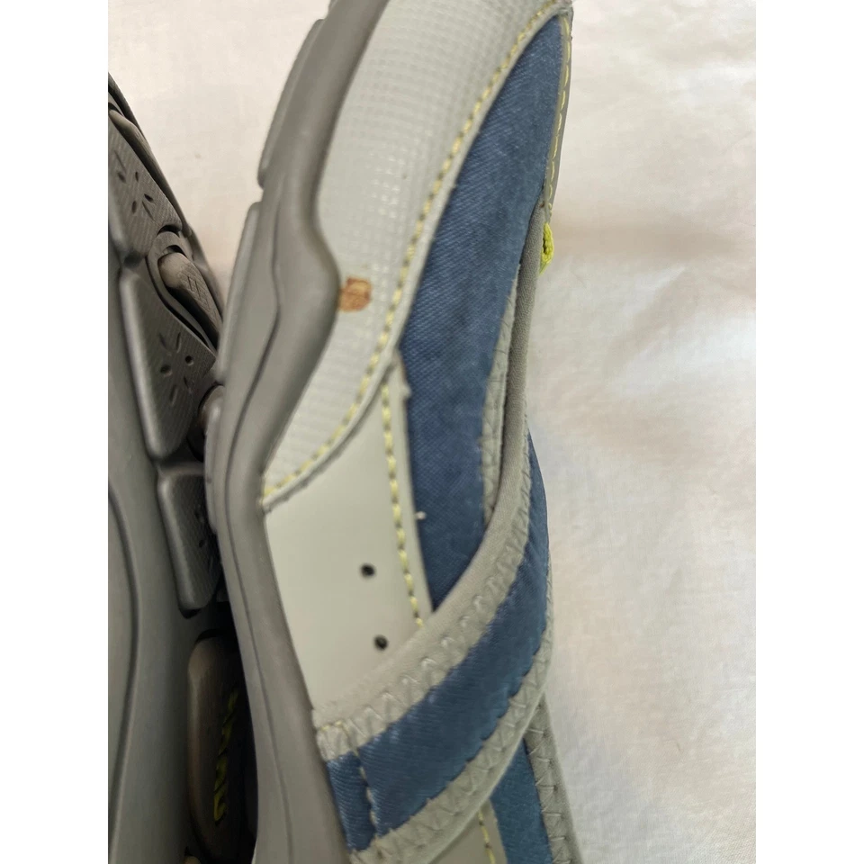 Zapatos planos de ballet cómodos informales sin cordones Ahnu azul gris ocio talla 7 Foto 3 de 4