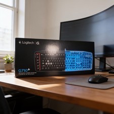 Logitech G710+ Mechanical Gaming Keyboard Brown, Tactile, High-Speed￼sealed