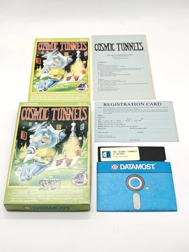 Cosmic Tunnels - Commodore 64 - Datamost (1983) - Boxed Complete