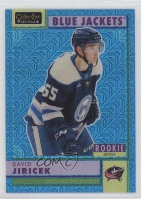 2022 O-Pee-Chee Platinum Retro Rookies Blue Traxx David Jiricek Rookie RC 1e62