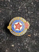 Alte  Knopflochbrosche Fußball FK Partizan Belgrad  [423]