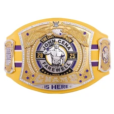 Cena Farewell Tour 2025 Bakersfield Spinner Championship Replica Title Belt