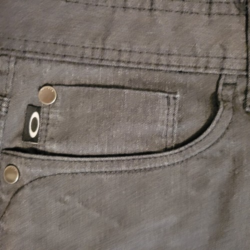 Oakley Slim Fit Denim Jeans Men’s 34x26 Medium Wash Black Dark Gray - Picture 6 of 8