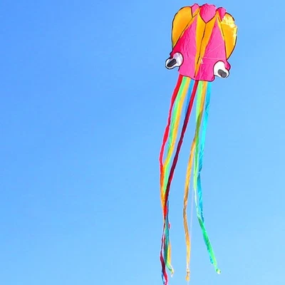 Octopus Kite 4M Kinder Drachen im Freien mit Griff Linie fliegende Spielzeug - Bild 1 von 4
