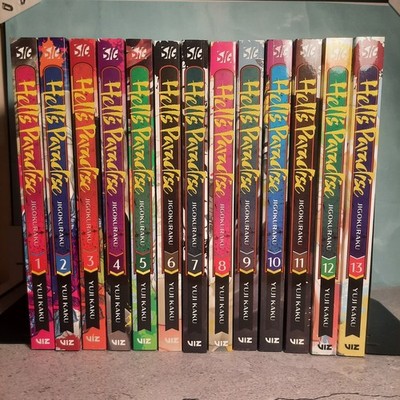  Hell's Paradise Vol. 1-13 Official English Manga Variation Listing