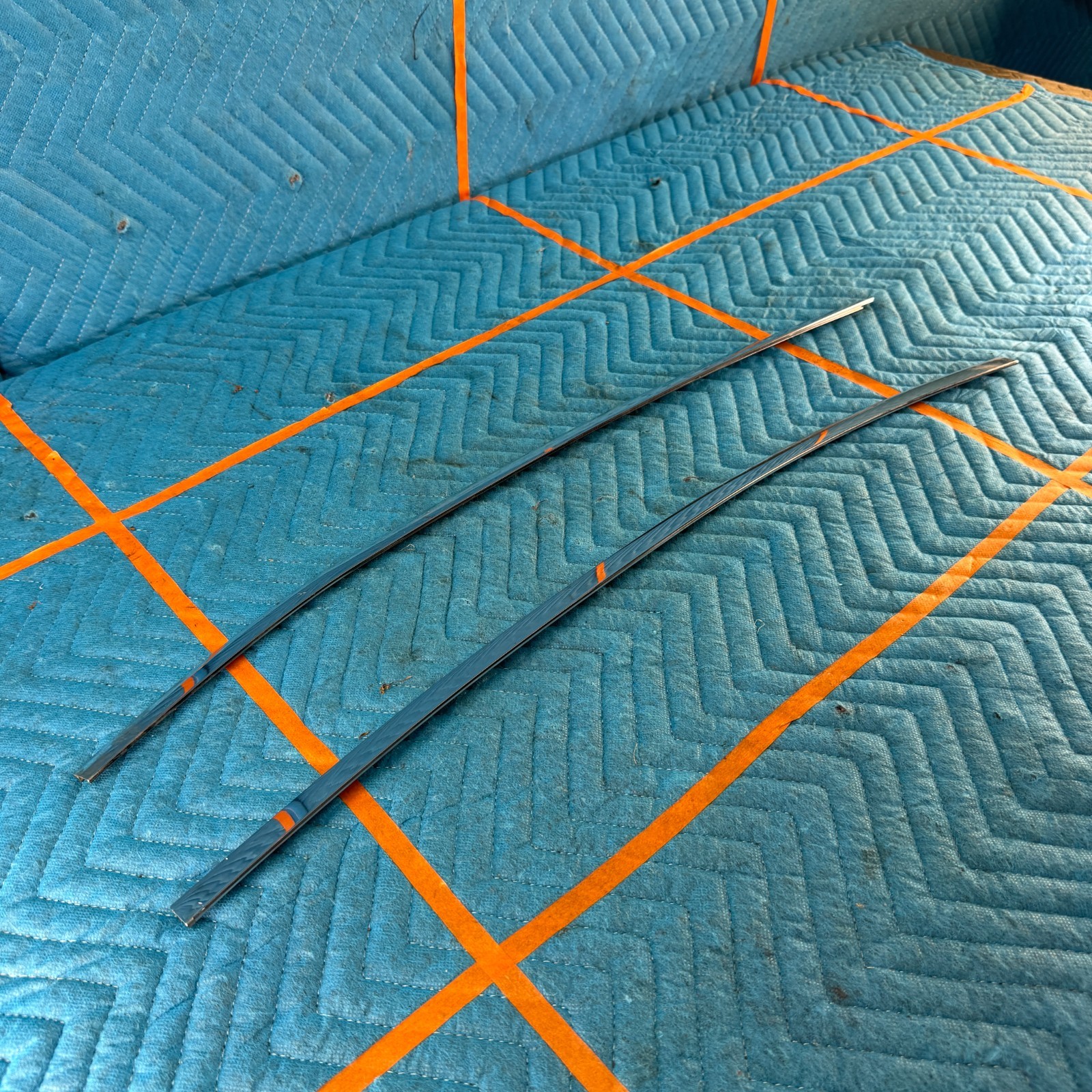 1989-1991 CHRYSLER TC MASERATI Windshield Molding Trim Set 46K OEM