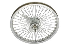 Lowrider Bicycle 16” x 32mm Chrome Coaster Brake Wheel 72 Spoke 14G 3/8 Axle.