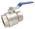 2" Nickel Plated Brass Ball Valve - Full Port 600WOG
